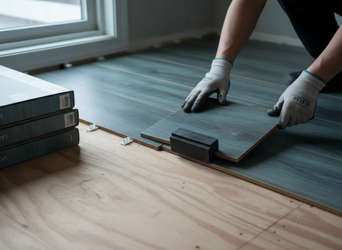 Luxury Vinyl Plank Installation company in Rhodes, MI